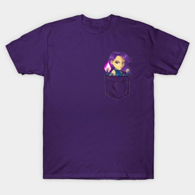 Pocket Psylocke T-Shirt by sergetowers80